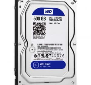 WD 500GB Blue 3.5" SATA Desktop Internal Hard Drive
