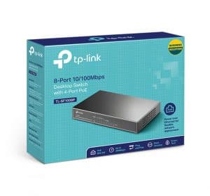 TP-Link TL-SF1008P with 4-Port PoE Desktop Switch