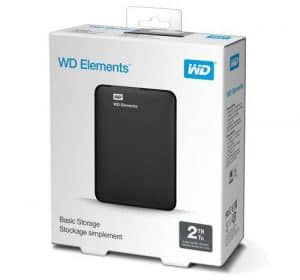 WD 2TB Elements USB 3.0 External Hard Drive