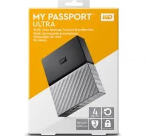WD My Passport Ultra 4TB USB 3.0 Hard Drive
