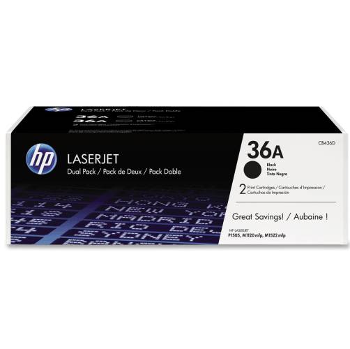 HP 36A Black LaserJet Toner Cartridge