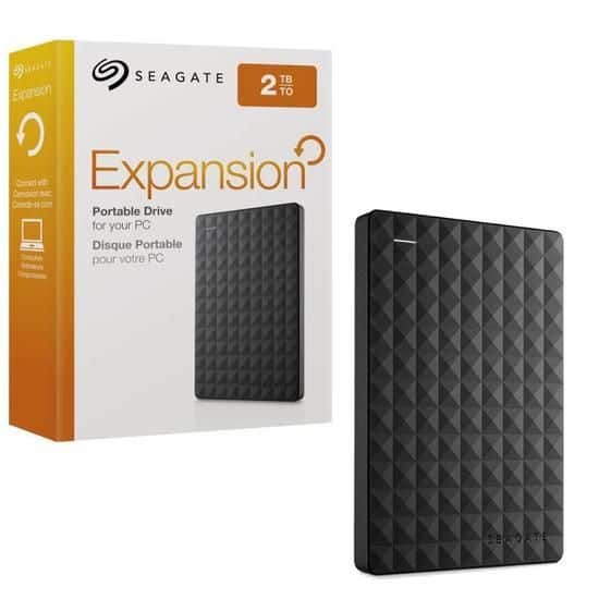 Seagate 2TB Expansion Portable USB 3.0 Hard Drive