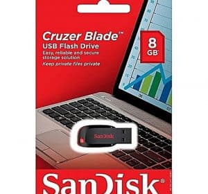 Sandisk 8GB Cruzer Blade USB Flash Disk