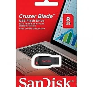 Sandisk 8GB Cruzer Blade USB Flash Disk