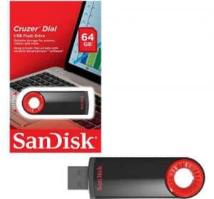 Sandisk 64GB Cruzer Dial USB Flash Disk