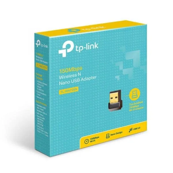 Tp-Link TL-WN725N 150Mbps Wireless Nano USB - Image 2