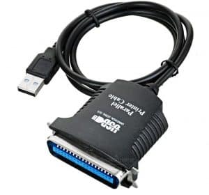 USB 2.0 to Parallel Printer Cable