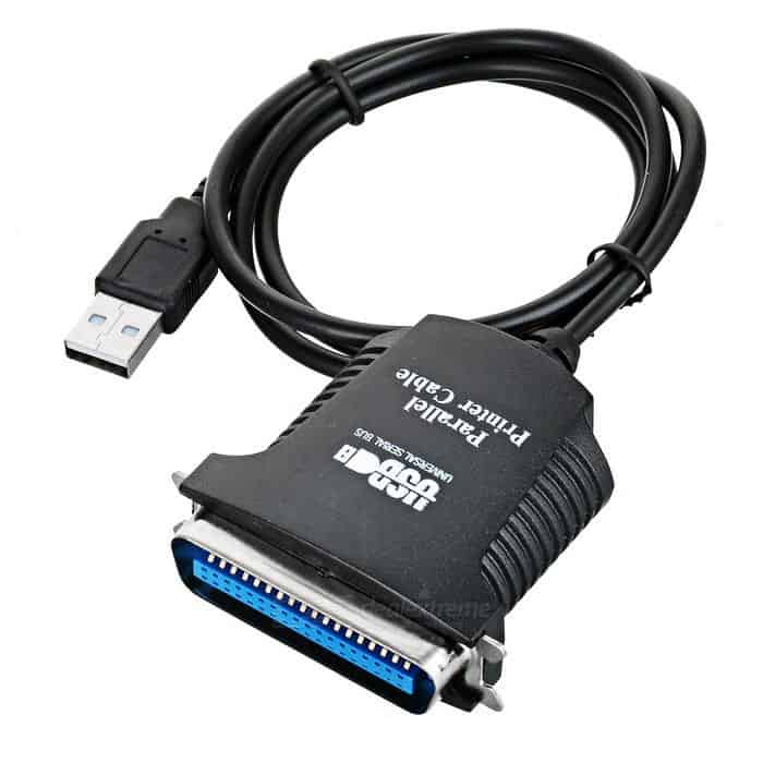 USB 2.0 to Parallel Printer Cable