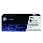 HP 12A Black Original LaserJet Toner Cartridge