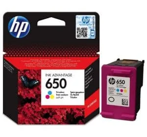 HP 650 Tri-color Original Ink Advantage Cartridge