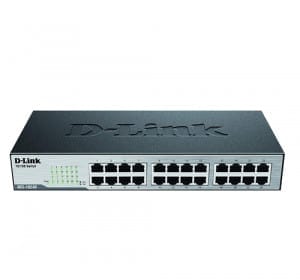 D-Link 24-Port 10/100 Unmanaged Desktop or Rackmount Switch (DES-1024D)