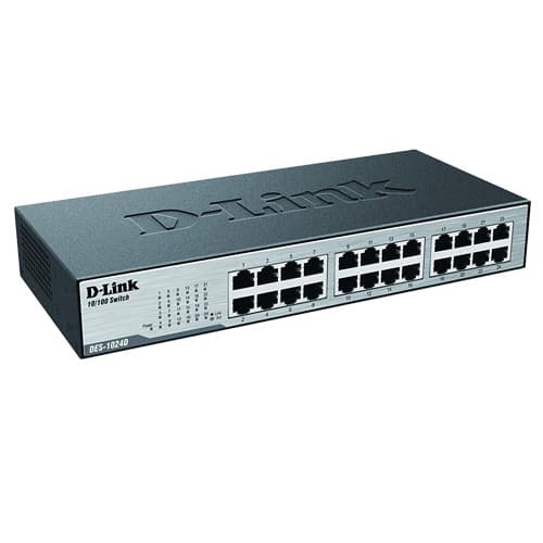 D-Link DES-1024D, Unmanaged 24 Port Ethernet Switch UK