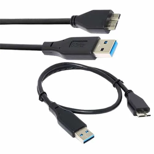 USB 3.0 to Micro USB 3.0 External Hard Drive Disk Cable - Image 2