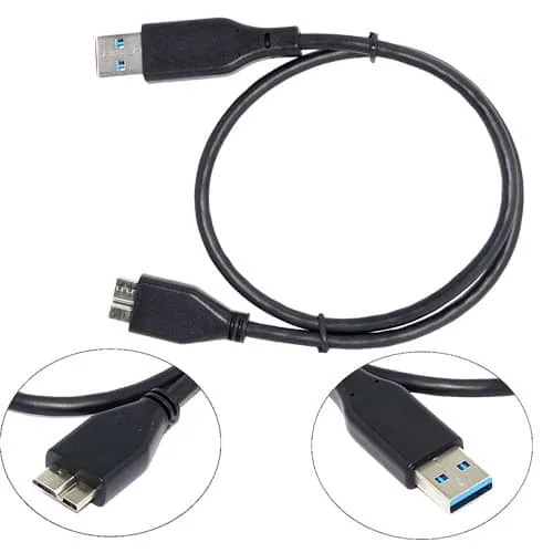 USB 3.0 to Micro USB 3.0 External Hard Drive Disk Cable - Image 3
