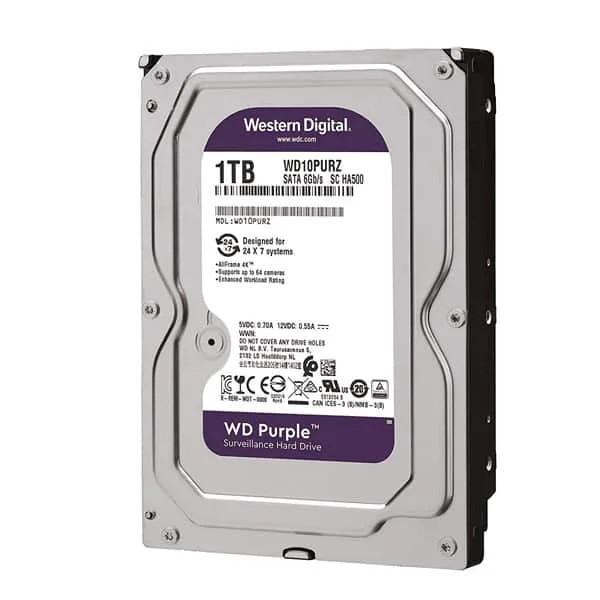 Western Digital Purple 1TB Surveillance Hard Drive - Image 2