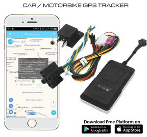 Car tracker with platform