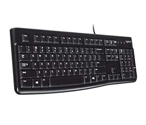 Logitech K120 Ergonomic Desktop USB Wired Keyboard - Image 4