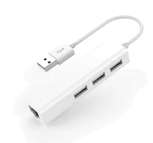 USB TO LAN with 3 USB PORTS