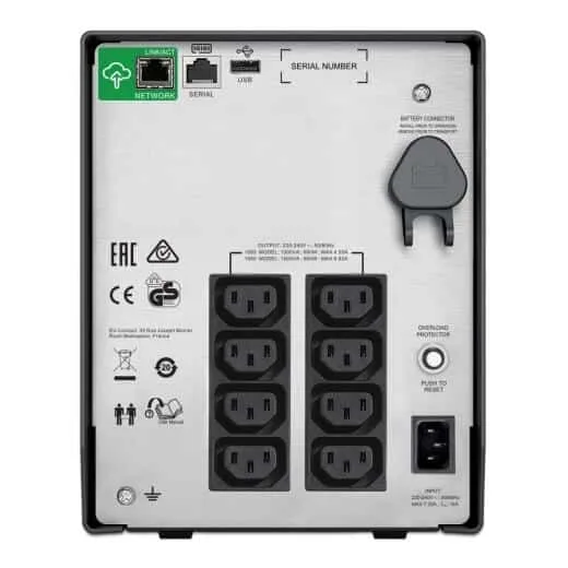 APC Smart-UPS C 1000VA LCD 230V with SmartConnect (SMC1000IC) - Image 4