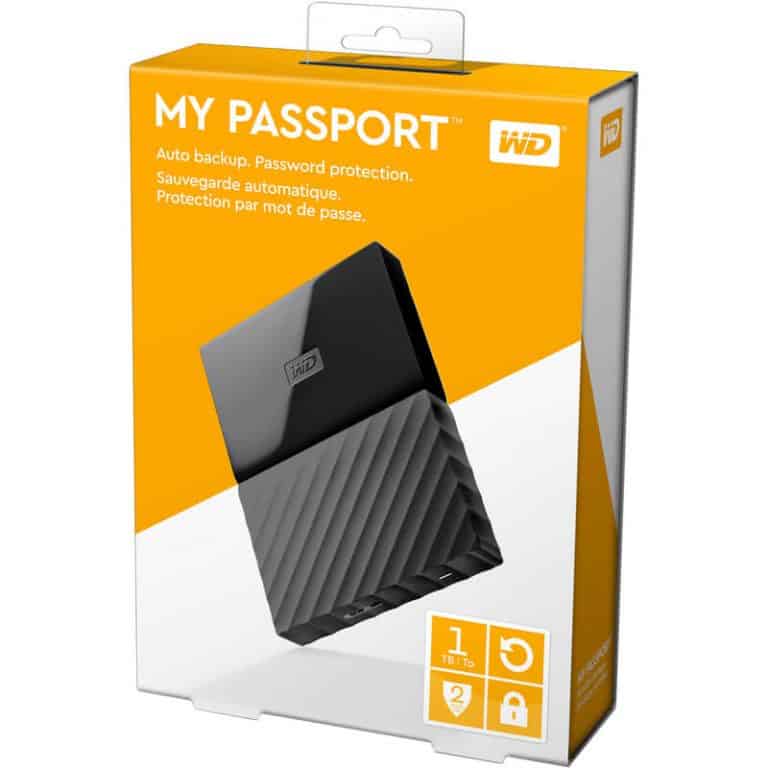 WD My Passport Auto Backup 1TB External Hard Disk • Devices Technology