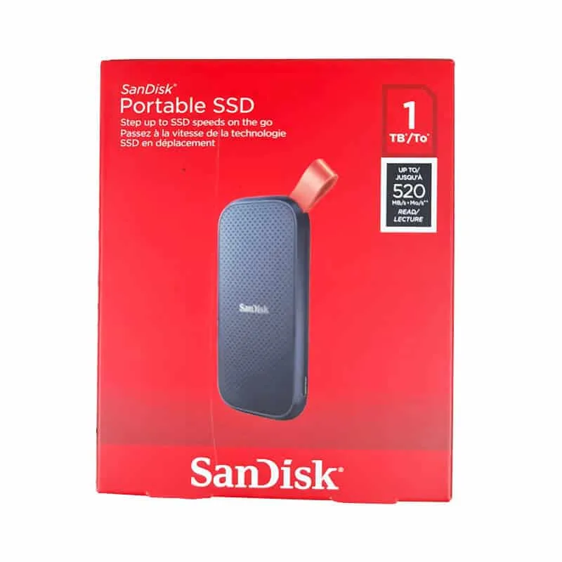SanDisk E30 Portable SSD 1TB SDSSDE30 • Devices Technology Store