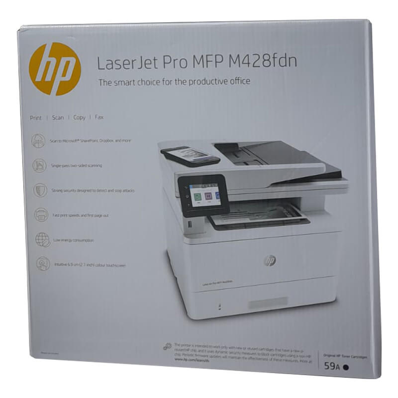 HP LaserJet Pro M428fdn Monochrome Printer Package_Devices Technology Store