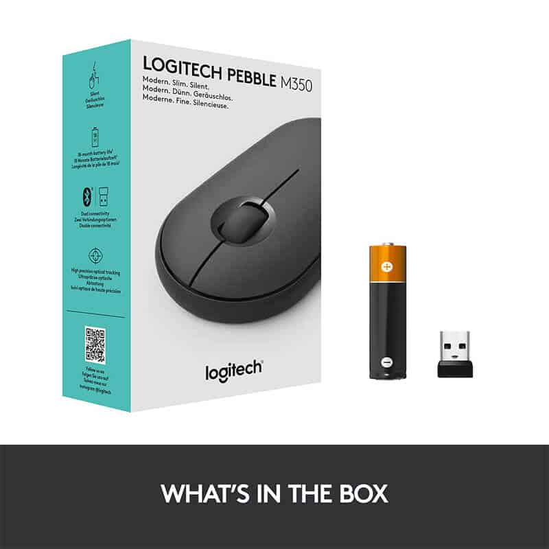 Logitech Pebble M350 Wireless Mouse_Devices Technology Store ltd