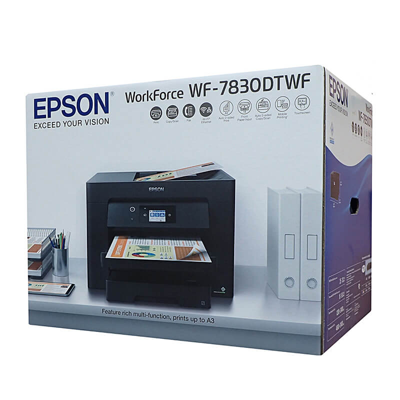 Epson Workforce WF-7830DTWF Printer Box_Devices Technology Store