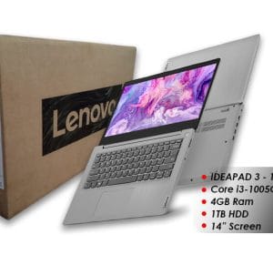 Lenovo Ideapad 3 14IIL05 Intel Core i3 10th Gen 4GB Ram 1TB HDD 14 inch screen