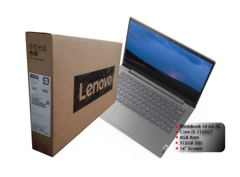 Lenovo ThinkBook 14 G2 ITL Intel Core i5-1135G7 11th Gen 8GB RAM 512GB SSD 14-inch screen_Devices Technology Store