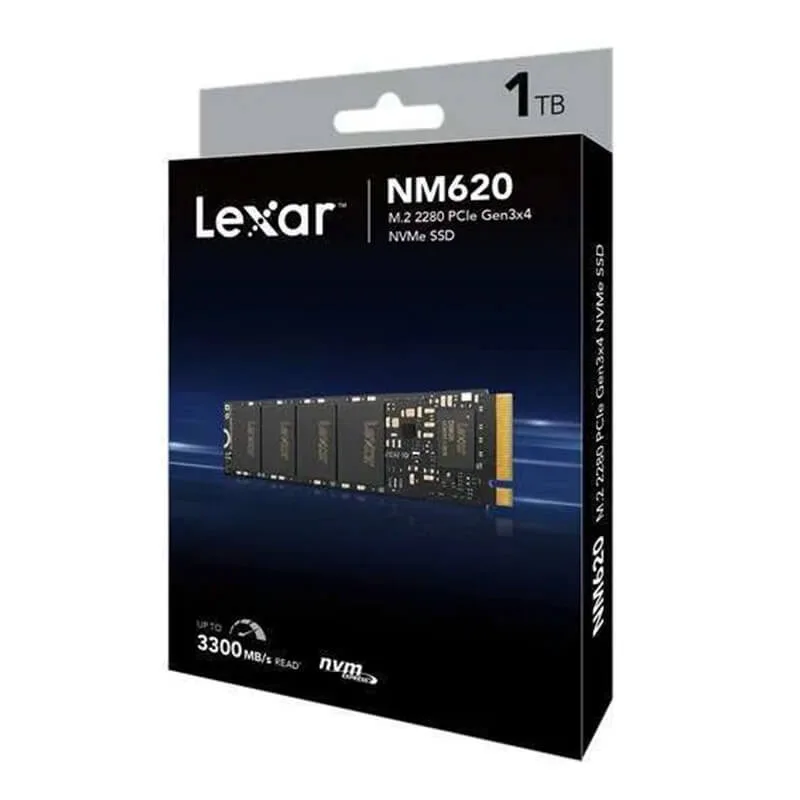 内蔵型SSD Lexar NM620 1TB M.2 2280 PCIe SSD Amazon | Lexar NM620 1TB M.2 2280 PCIe 内蔵SSD、最大3300MB