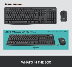 Logitech MK295 Silent Wireless Keyboard & Mouse Combo Package_Devices Technology Store