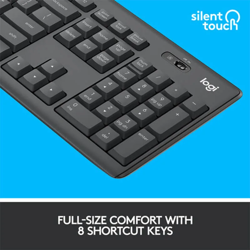 Logitech MK295 Silent Wireless Keyboard Mouse Combo • Devices