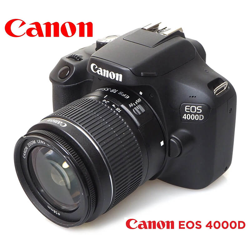 Canon EOS 4000D DSLR Camera with EF-S 18-55 mm lens_Devices Technology Store