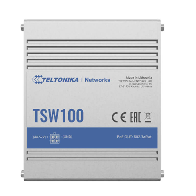 Teltonika TSW100 Industrial Unmanaged POE+ Switch_Devices Technology