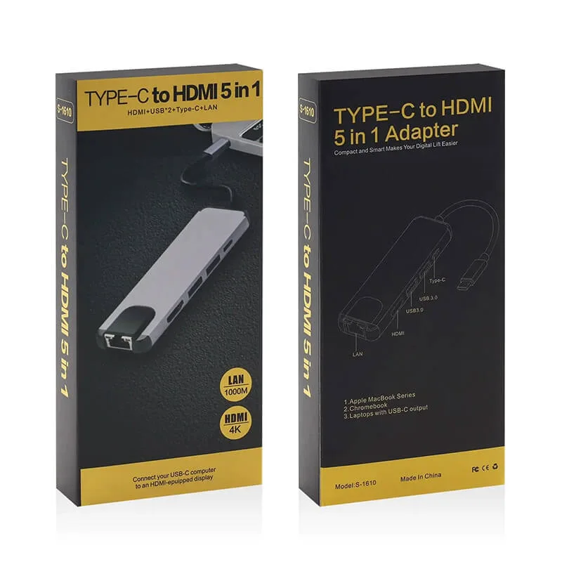 5-in-1 USB Type-C Adapter - Image 2