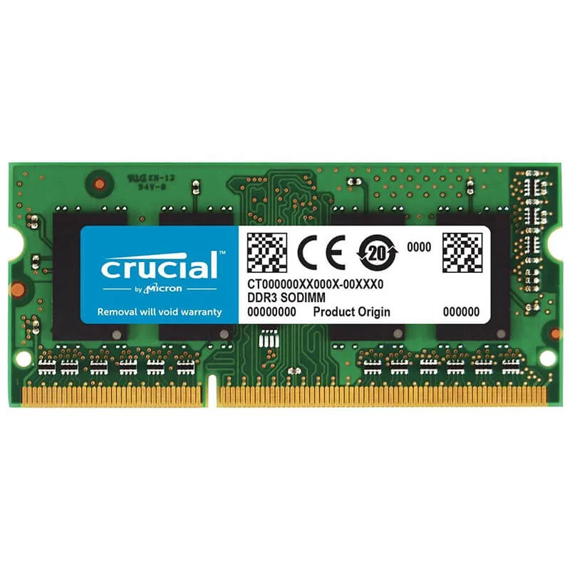 Crucial  DDR3 1600MHz 8GB x 8（計64GB） Crucial 8GB DDR3 RAM 1600MHz SODIMM laptop RAM • Devices