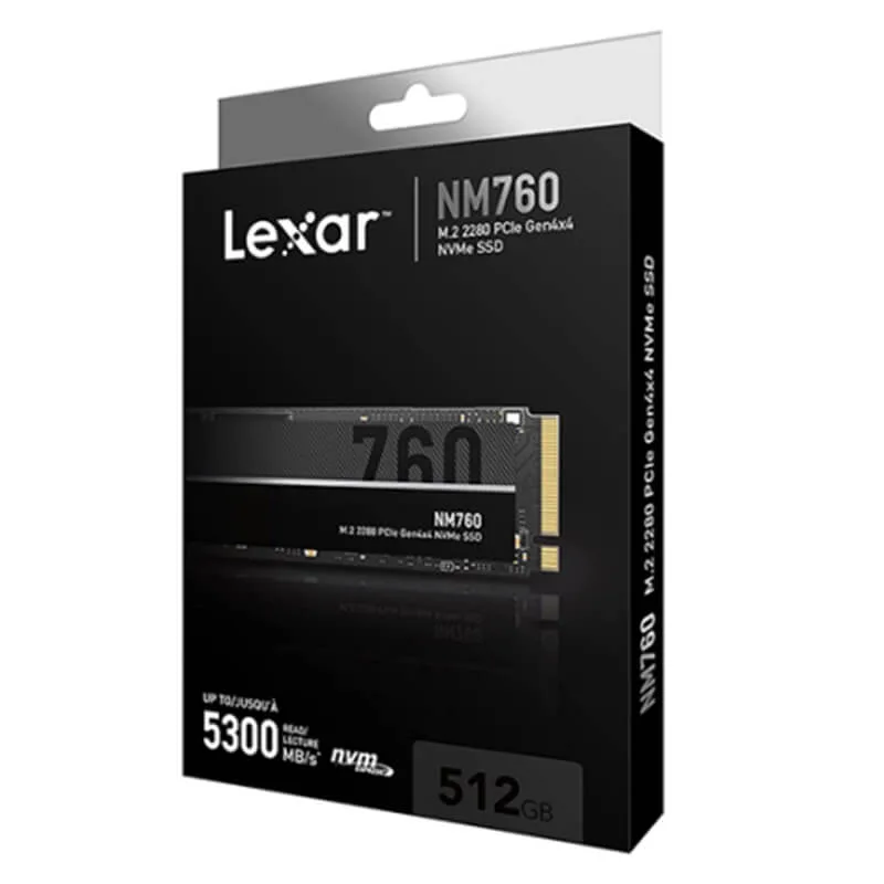 内蔵型SSD Lexar SSD 7400MB/s Gen4x4 M.2 NVMe 2280 Lexar Announces New NM760 M.2 2280 PCIe Gen4x4 NVMe SSD | Lexar
