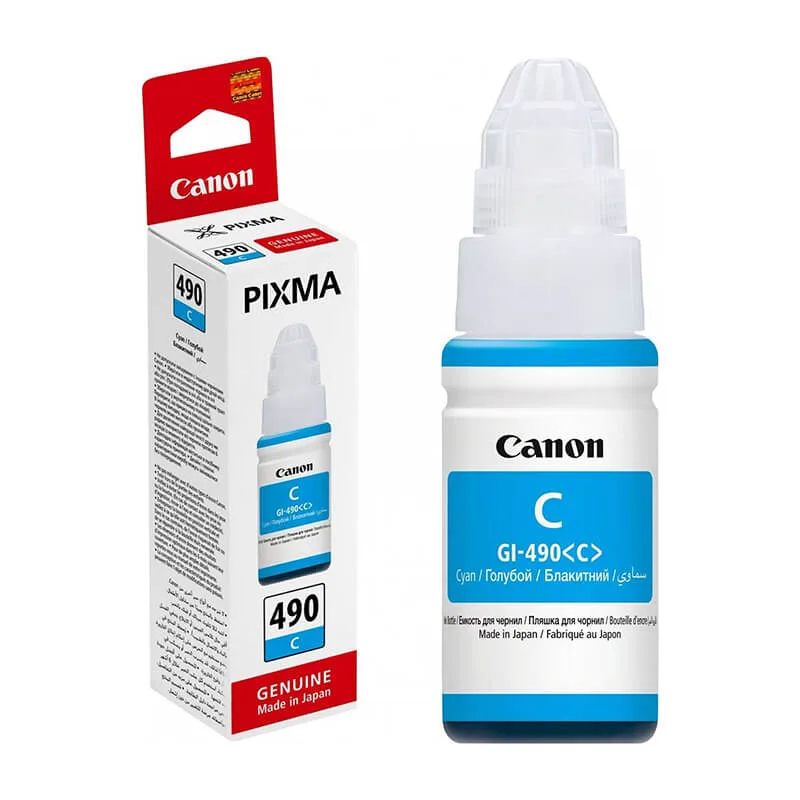 Canon GI-490 Cyan Ink Bottle 70ml-devicestech.co.ke