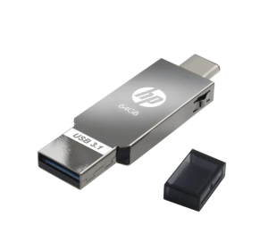 HP USB 3.1 X304M TYPE A + TYPE C FLASHDISK - 64GB _ devicestech.co.ke