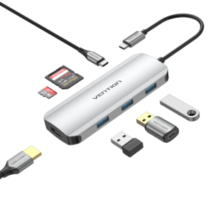 Vention USB-C Multi-Function 7 in 1 Docking Station (TOJHB)