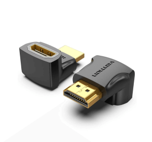 Vention HDMI 270 Degree Male to Female Adapter Black_ devicestech.co.ke (1)