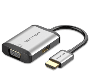 Vention HDMI to HDMI+VGA Converter 0.15M_ devicestech.co.ke