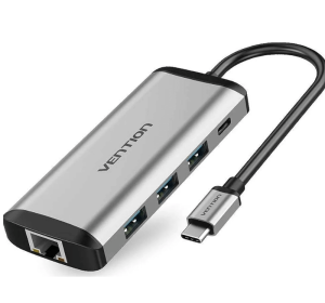 Vention USB-C MULTI-FUNCTIONAL 6 in 1 DOCKING STATION _devicestech.co.ke
