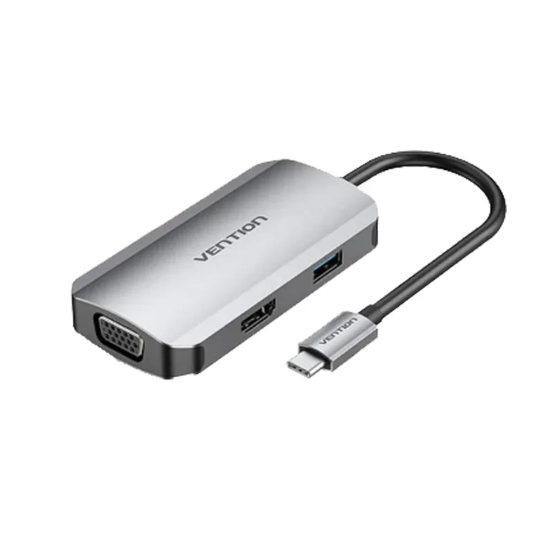 Vention USB-C MULTI-FUNCTIONAL 7 in 1 DOCKING STATION _devicestech.co.ke