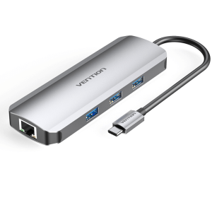 Vention USB-C MULTI-FUNCTIONAL 8 in 1 DOCKING STATION _devicestech.co.ke