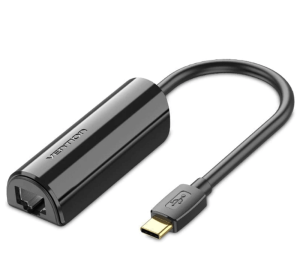 Vention USB-C to 100M Ethernet Adapter 0.15M Black _ devicestech.co.ke