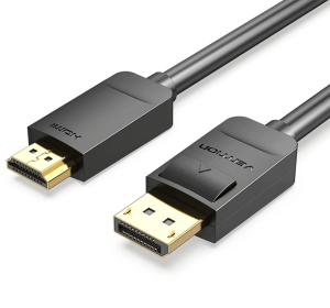 Vention DisplayPort to HDMI Cable 1.5M Black_ devicestech.co.ke 1