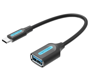 Vention USB 3.1(Gen 1) C Male to USB A Female OTG Cable 0.15M Black PVC Type_ devicestech.co.ke