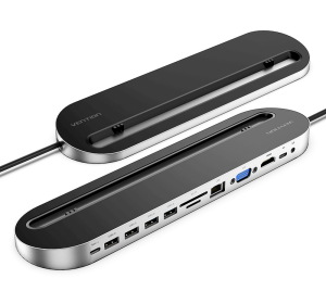 Vention USB-C MULTI-FUNCTIONAL 12 in 1 DOCKING STATION _ devicestech.co.ke